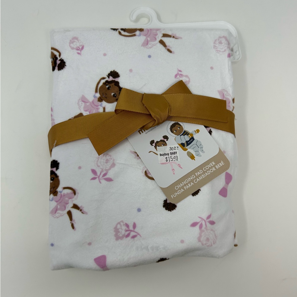 NWT Little Muffincakes Baby Girl Changing Pad Cover